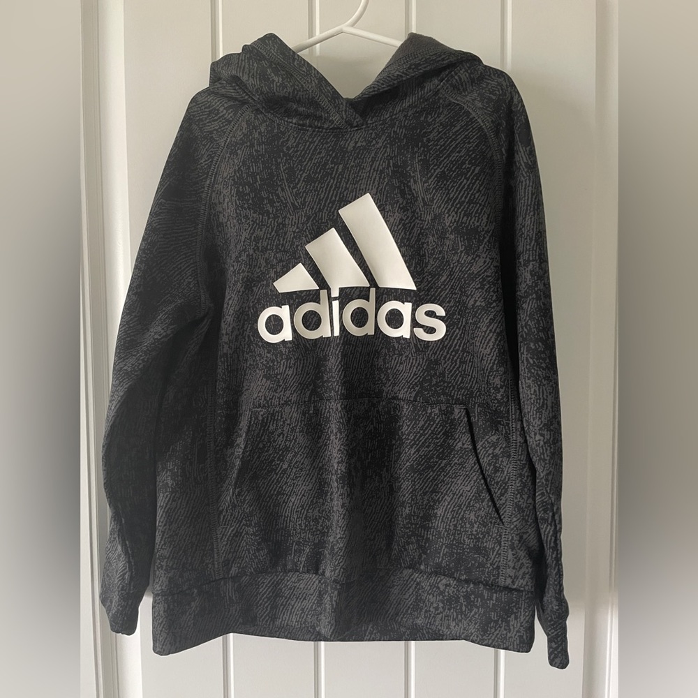Adidas size 7 gray hoodie